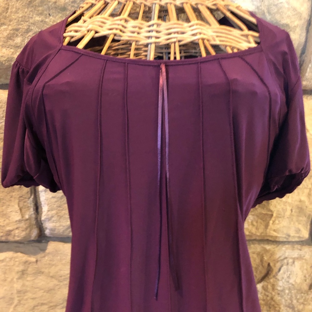 Ribbon trimmed blouse